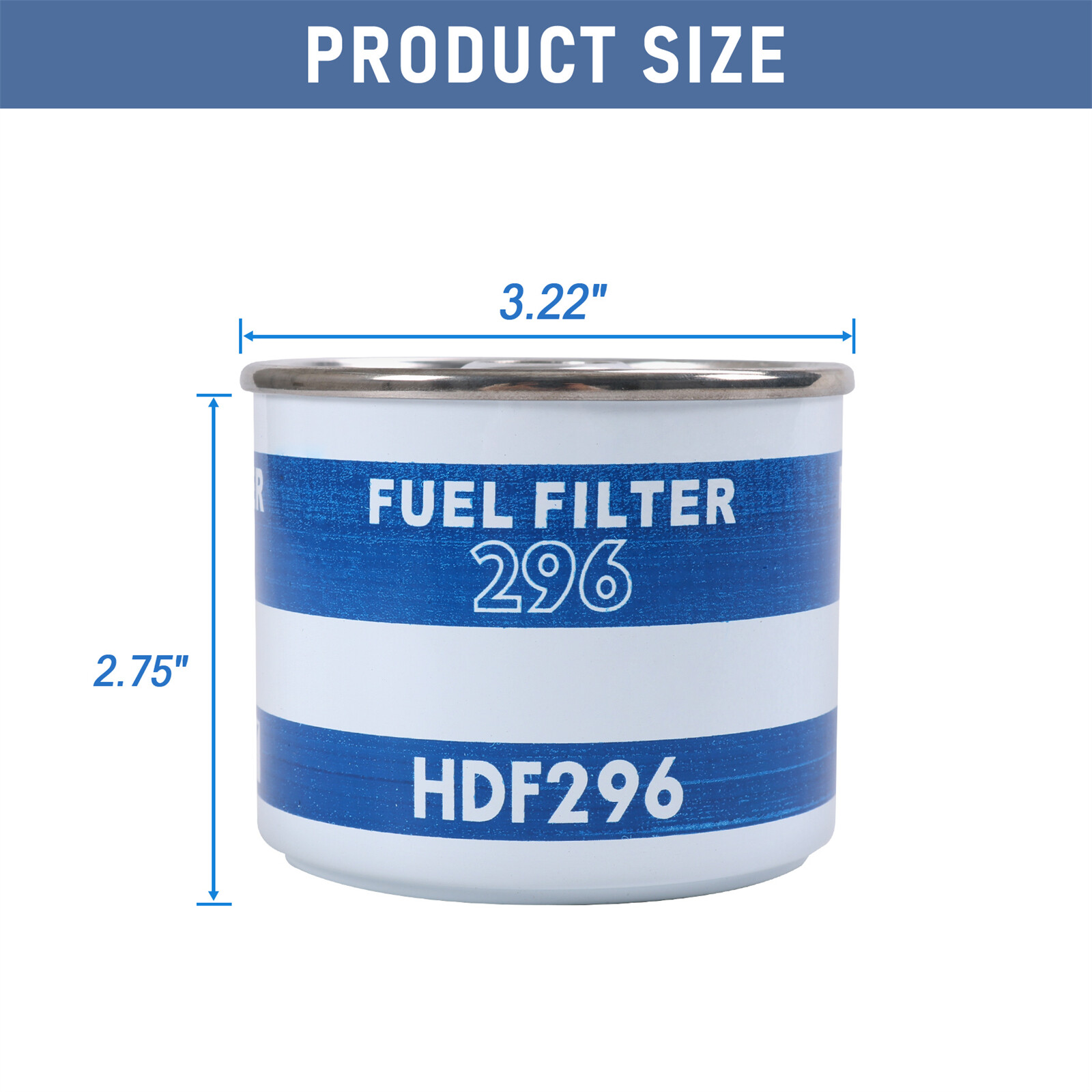 Fuel Filter Fit For Massey Ferguson 135, 150, 165, 175, 180, 230, 235, 245,1080+