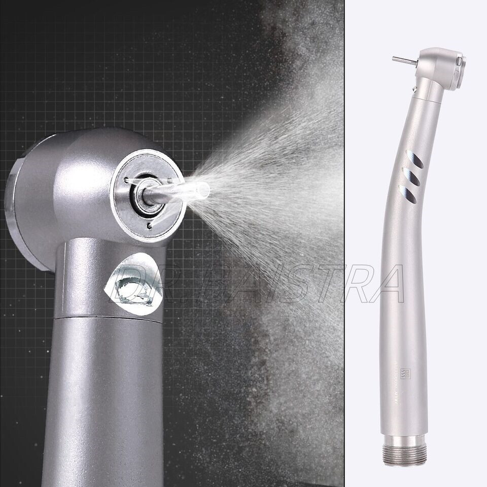 Dental Fiber Optic LED E-generator/ High Speed Handpiece Push Button 2/4 Holes