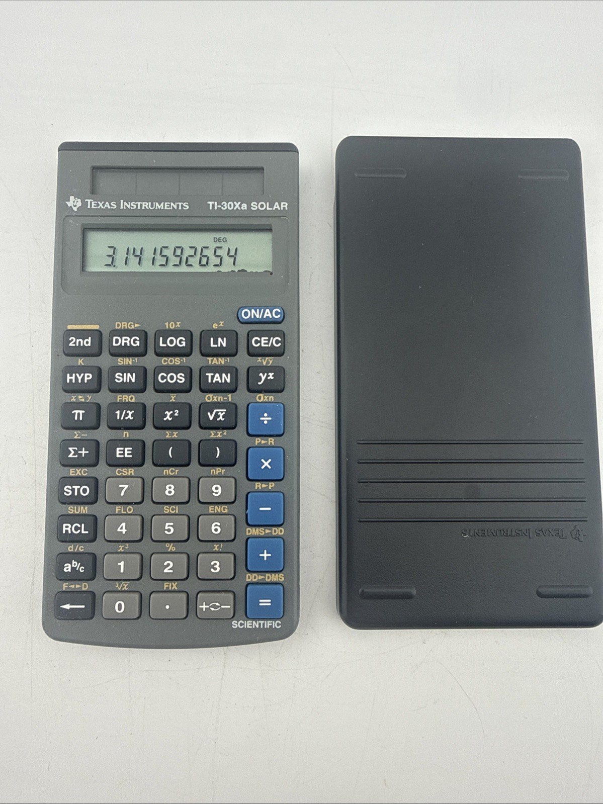 Texas Instruments TI-30Xa Solar Scientific Calculator with Cover