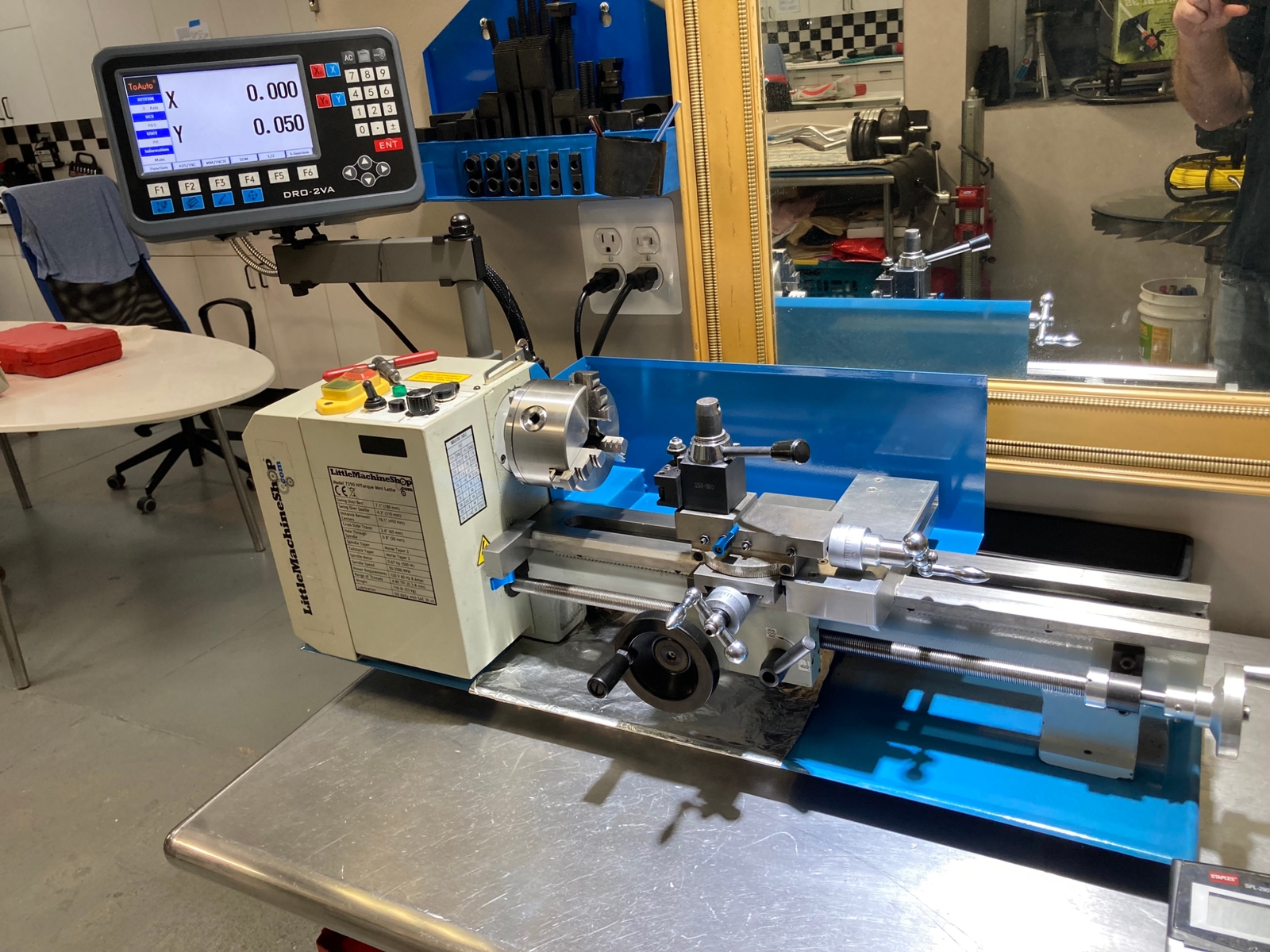 2 /3 Axis LCD DRO + Linear Scales Digital Readout Kit for Milling Lathe Machine