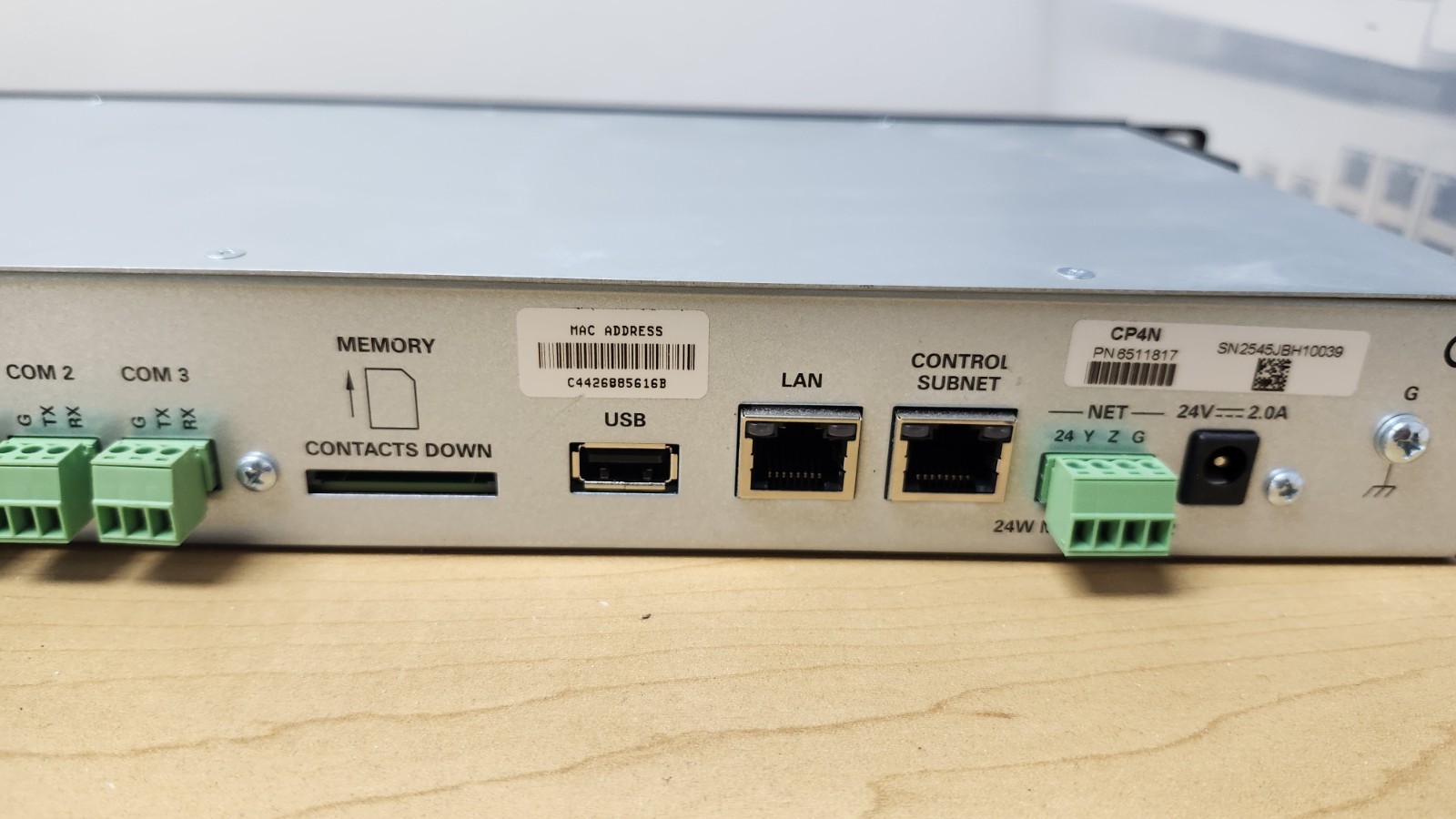 Crestron CP4N 4-Series Control Rackmount Processor USB Port Ethernet (LAN)