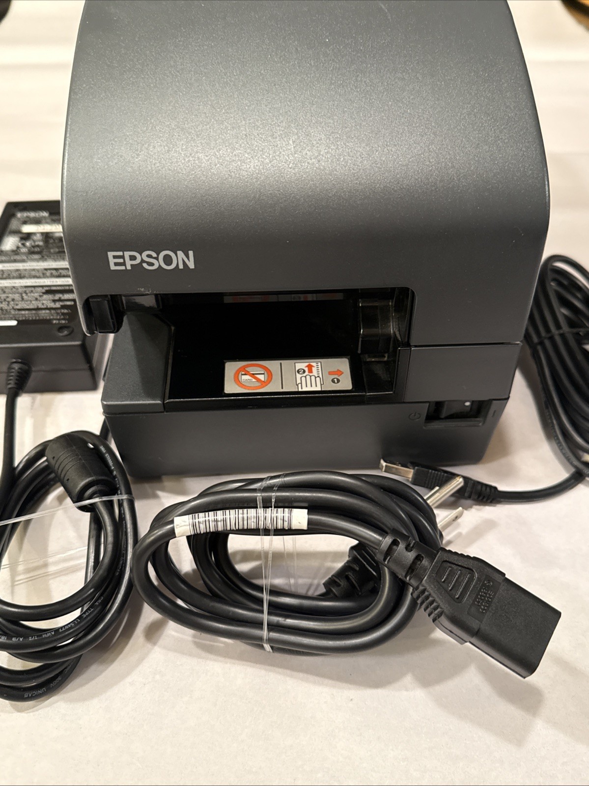 Epson TM-H2000 M255A Thermal POS Receipt Printer With Power Cord & USB Cord