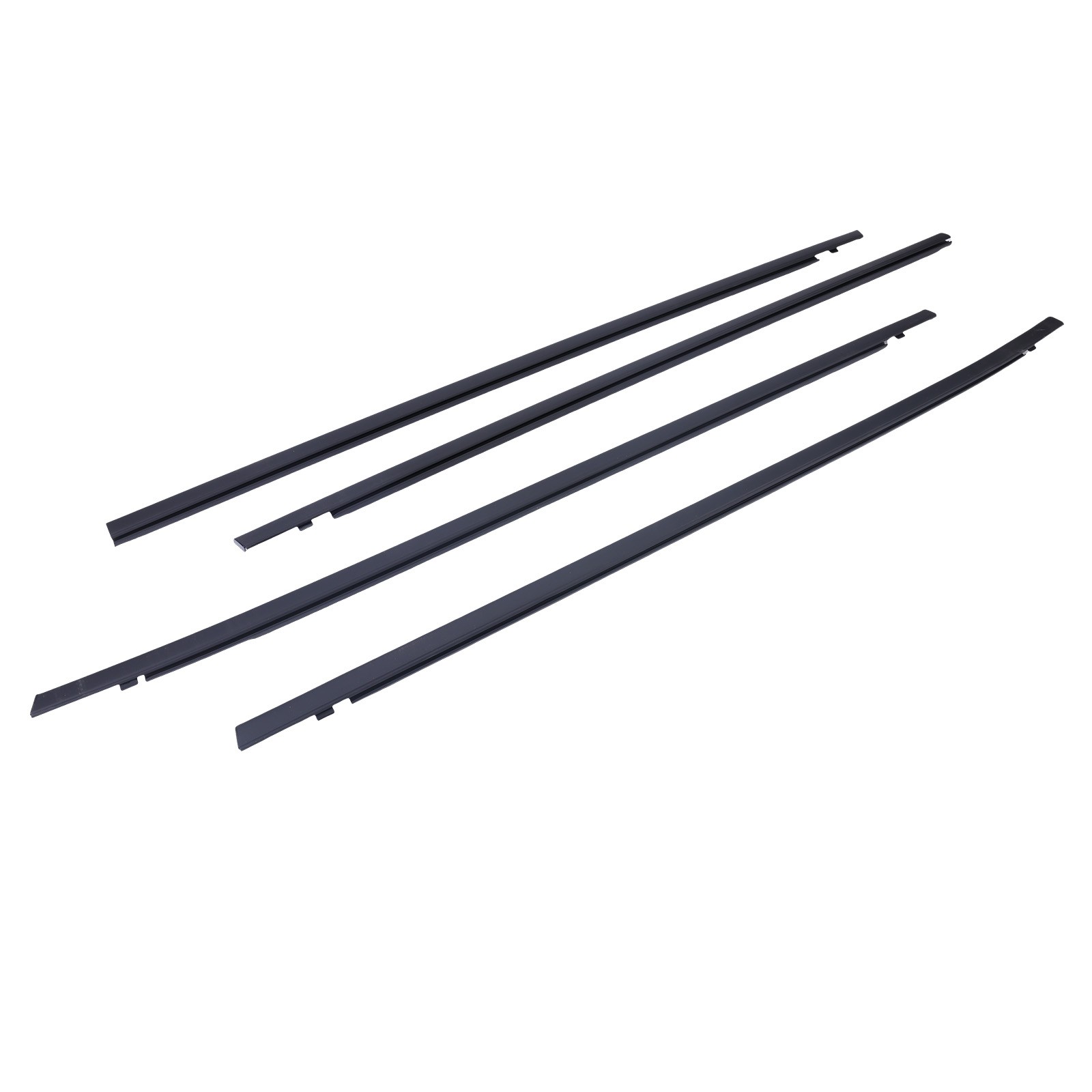 4Pcs For 2016-2021 Honda Civic Sedan Window Weatherstrip Moulding Seal Belt New