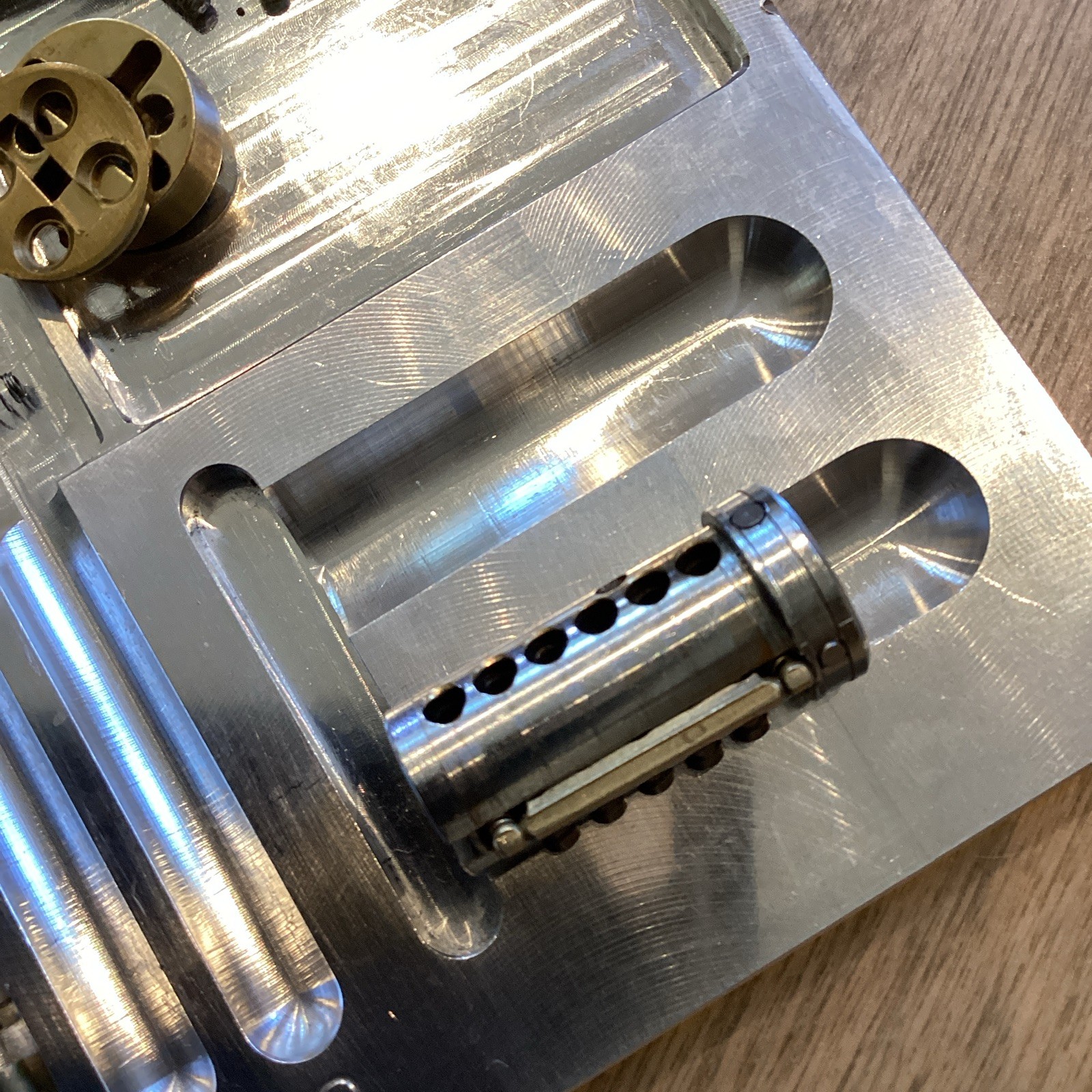 Grubbed ASSA Twin 6K – Practice mortise cylinder – lock sport (gins) NO KEY