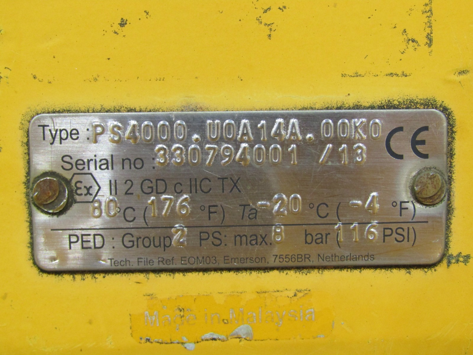 🙌 EL-O-MATIC PNEUMATIC VALVE ACTUATOR GROUP 2 8 BAR 116 PSI PS4000.U0A14A.00K