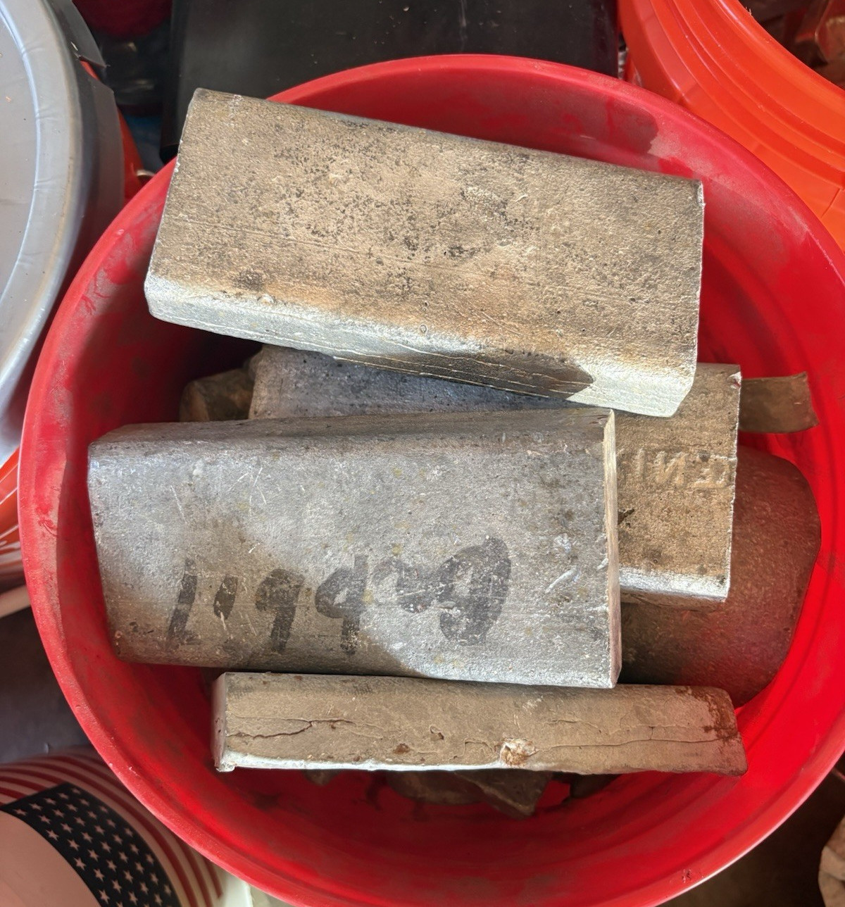 Last one Lot of 35 pounds of Machine Babbitt with Free priority shipping