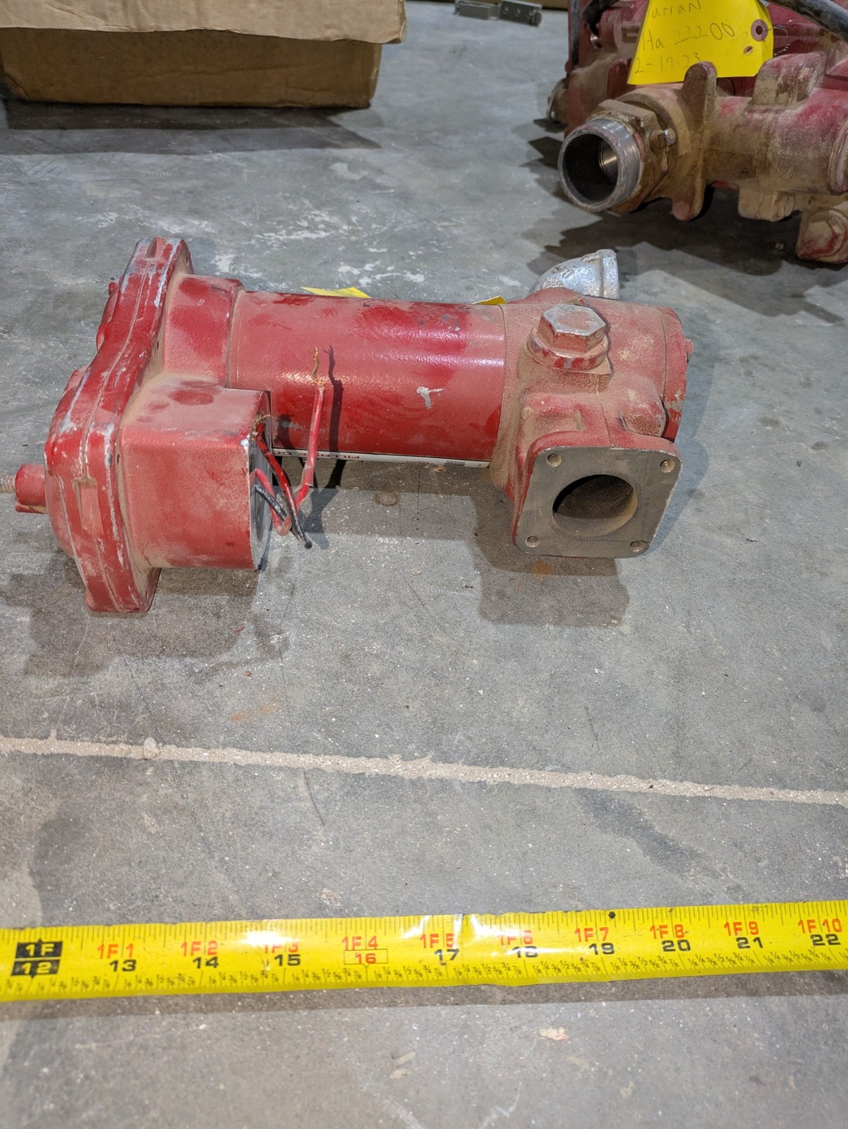 FILL-RITE STYLE FR4200H XPLOSION PROOF MOTOR 12V DC 10AMPS G31575005 1/4HP