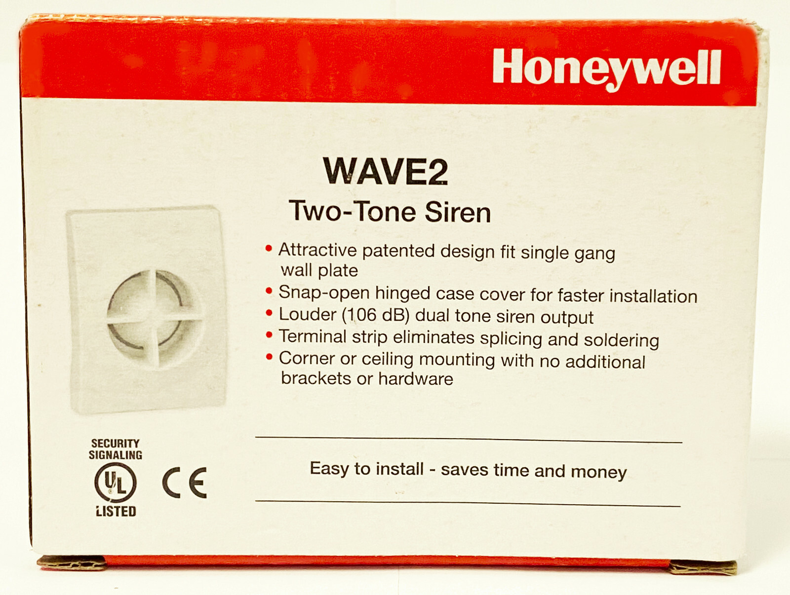 Electronic Siren, Two-Tone 106db, 12VDC (NEW IN BOX)