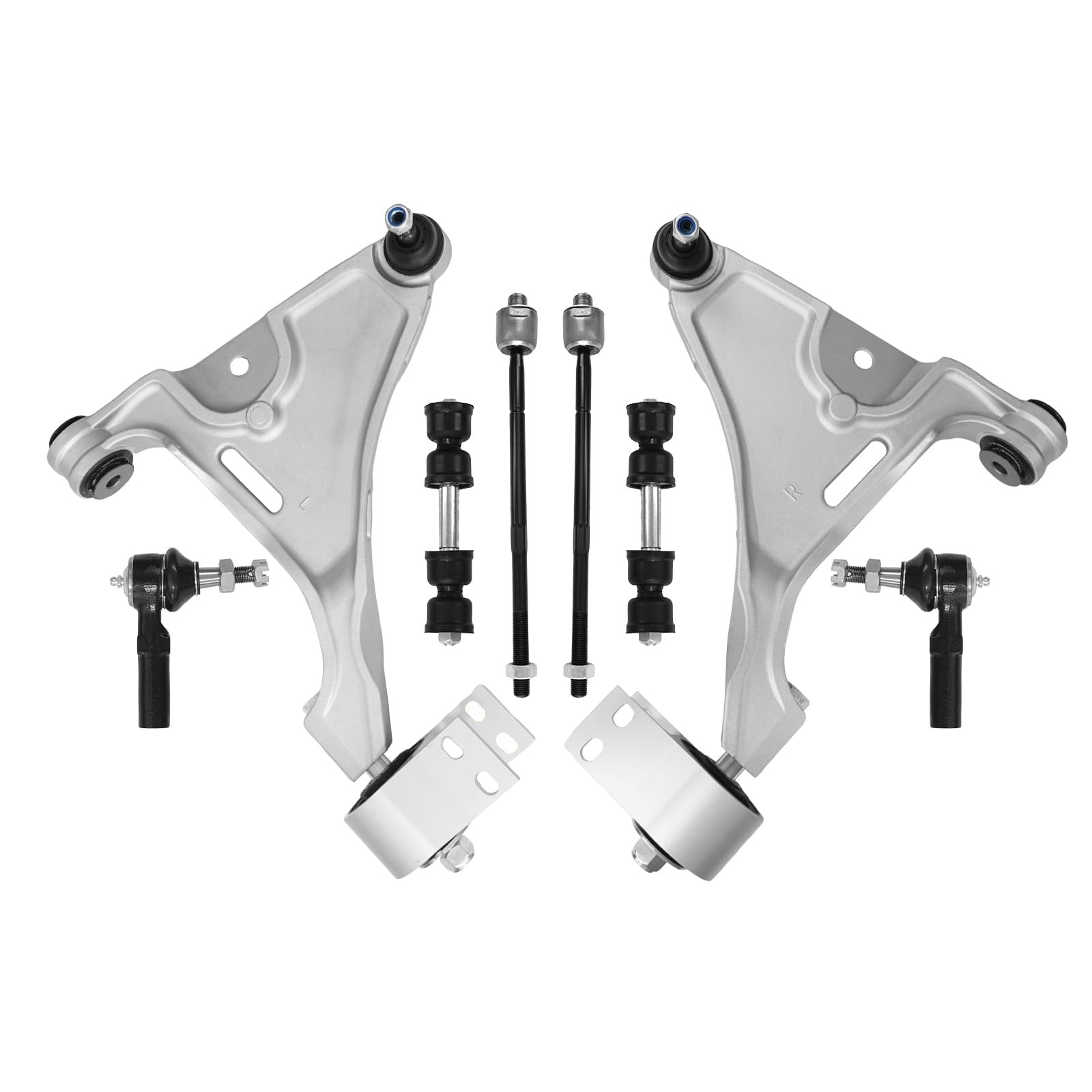 Front Lower Control Arm Tie Rod Swaybar Kit 8Pcs For 2006-2011 Lucerne DTS