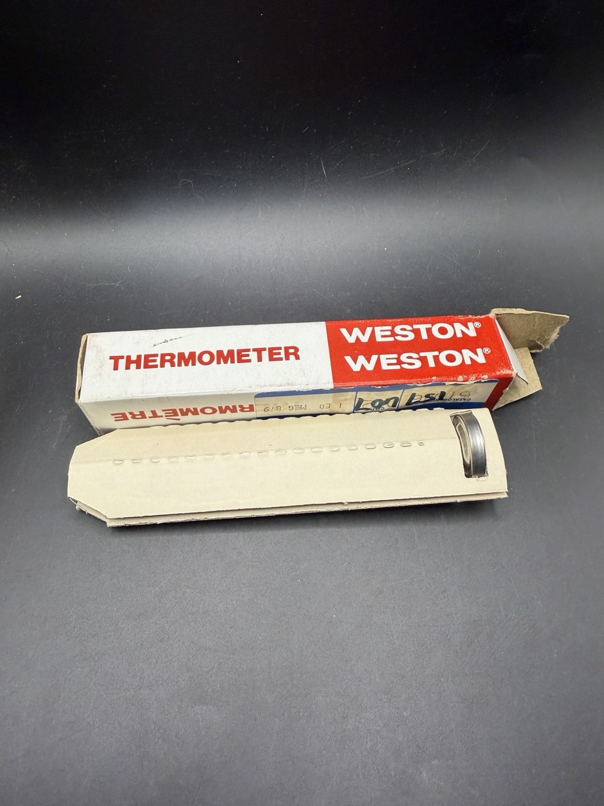 Vintage Weston 2292 5″ Stem Dial Stainless Steel Thermometer Range 40/160F
