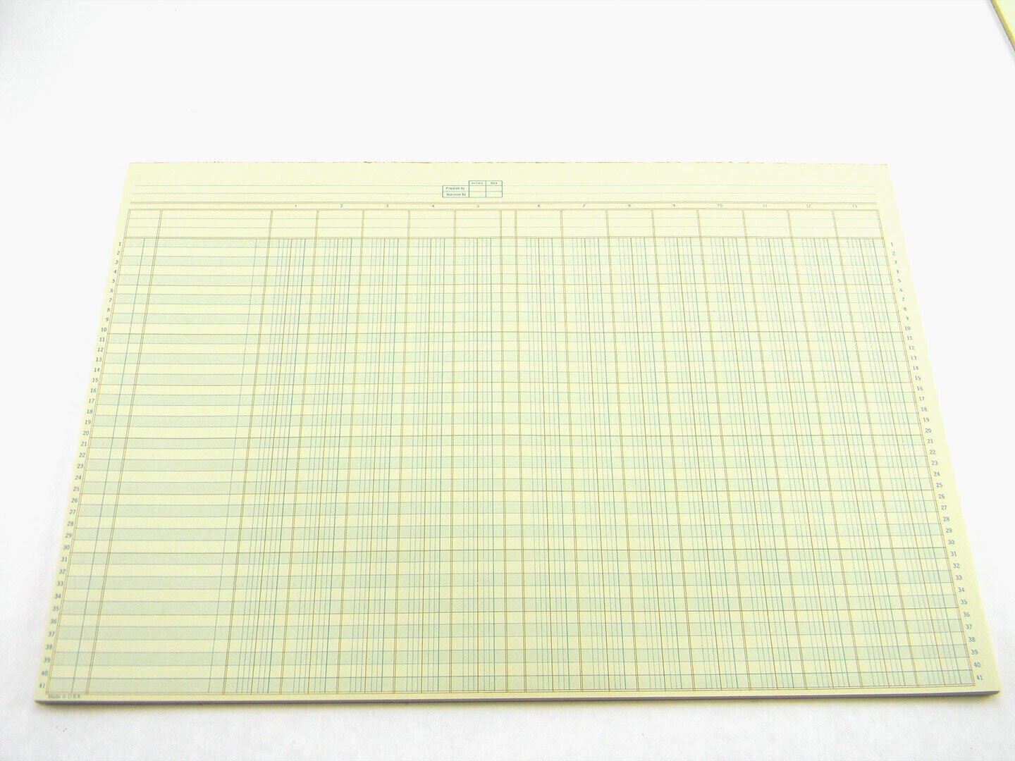BOORUM & PEASE 96113 ACCOUNTING COLUMNAR PAD 40 SHEETS 13 COLUMNS 16″ x 11″