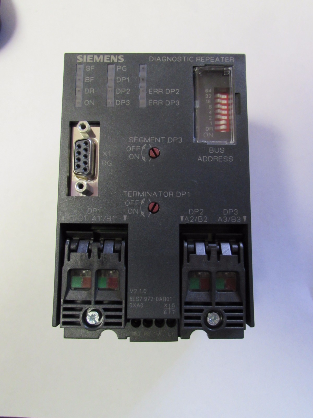 SIEMENS 6ES7972-0AB01-0XA0 DIAGNOSTIC REPEATER XLNT USED TAKEOUT MAKE OFFER!!
