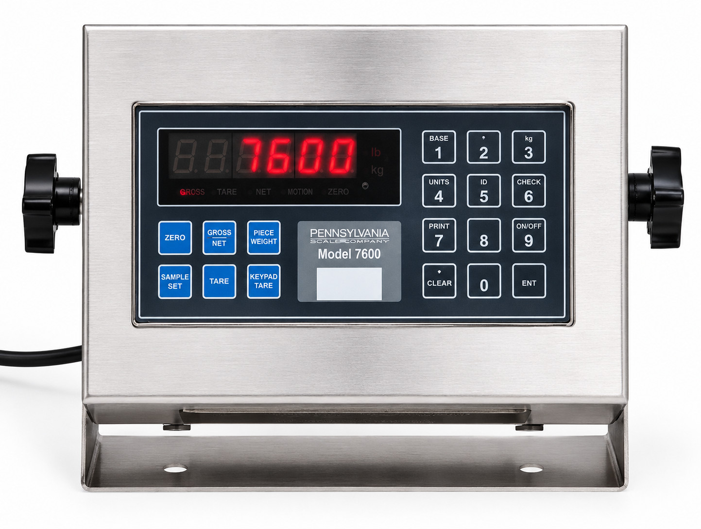 7600/4WD Washdown Weight Indicator Stainless Steel Digital Display