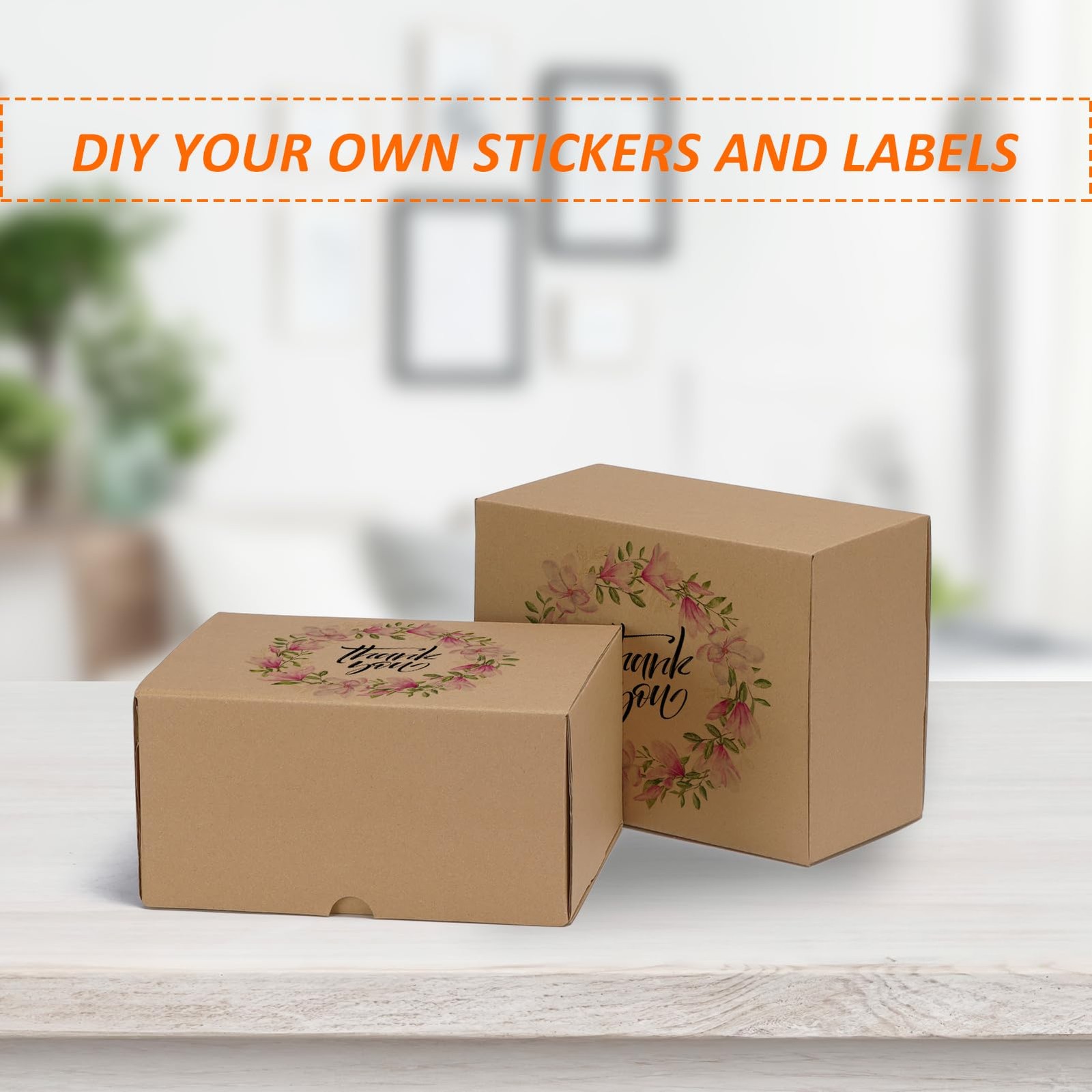 8x6x4 inches Shipping Boxes Set of 25, Brown Corrugated Cardboard Box Literat…