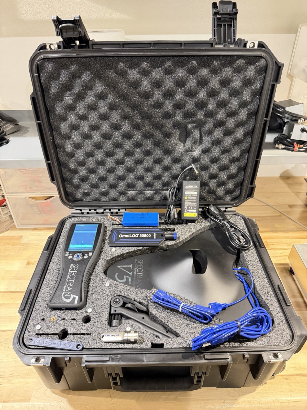 AARONIA SPECTRAN HF-80200 V5 REAL-TIME SPECTRUM ANALYZER (9KHZ-20GHZ) SHIPS FREE