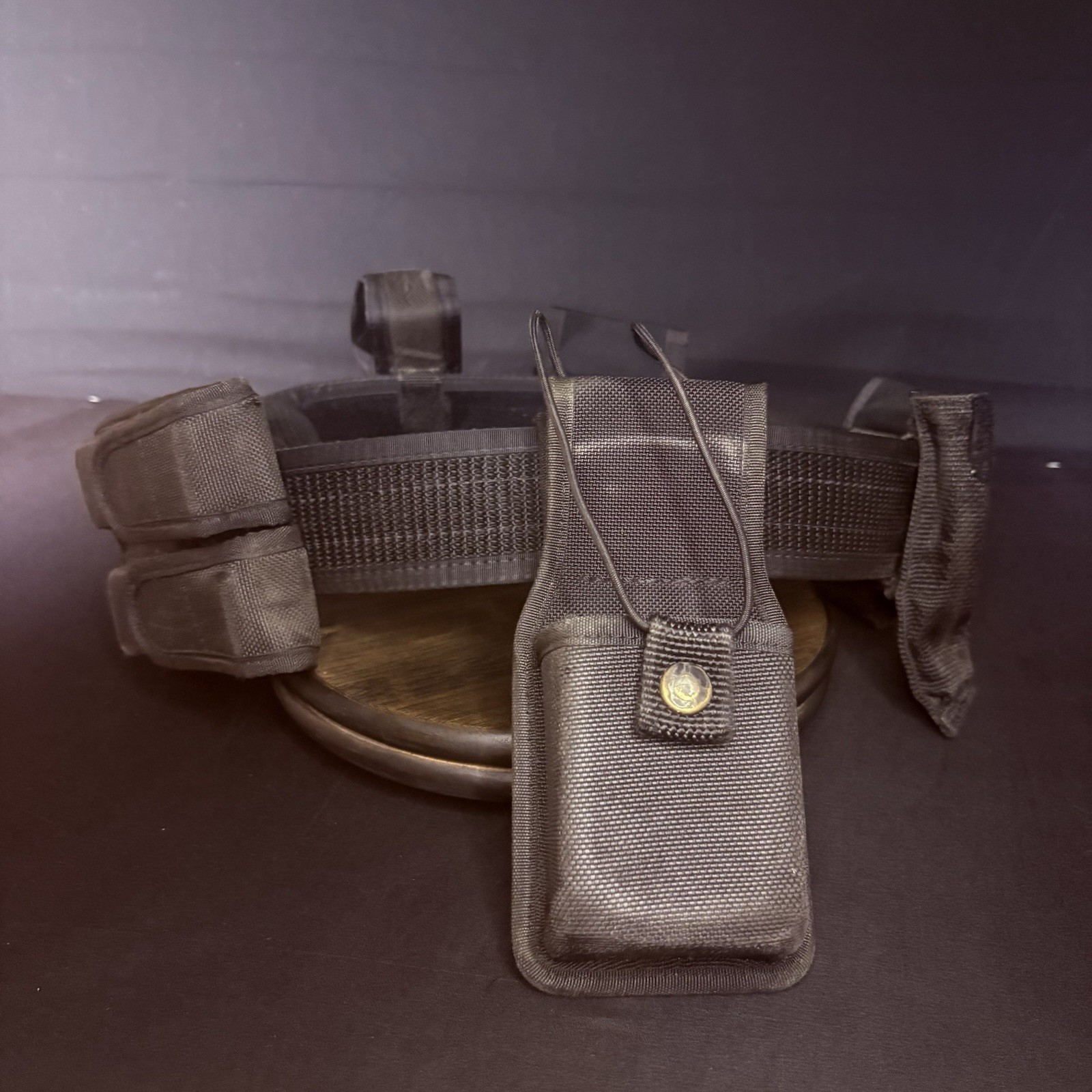 Bianchi Nylon Duty Belt 34″- 40″ w/Radio Case, ASP Baton Holster, Handcuff Pouch