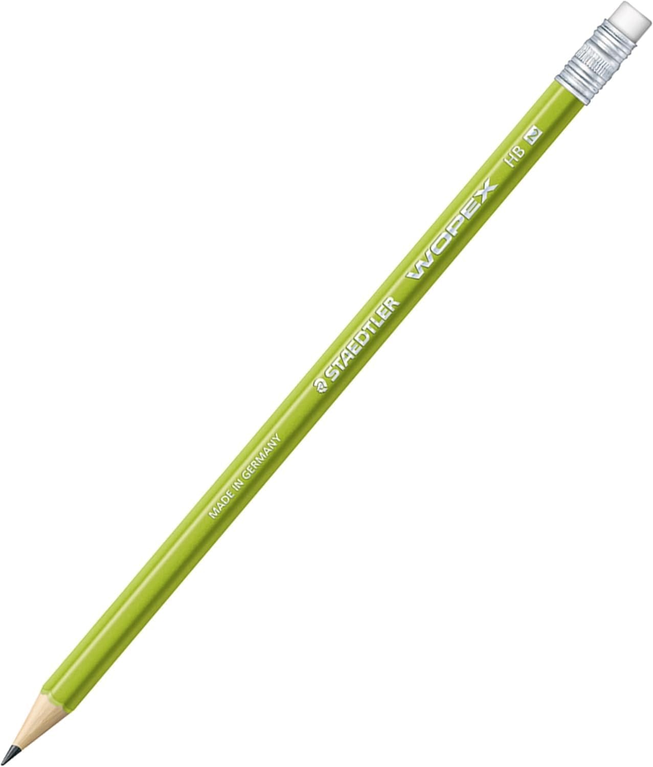 STAEDTLER WOPEX Pre-Sharpened #2 Pencils, Pack of 10 – Ergonomic Triangular Shap