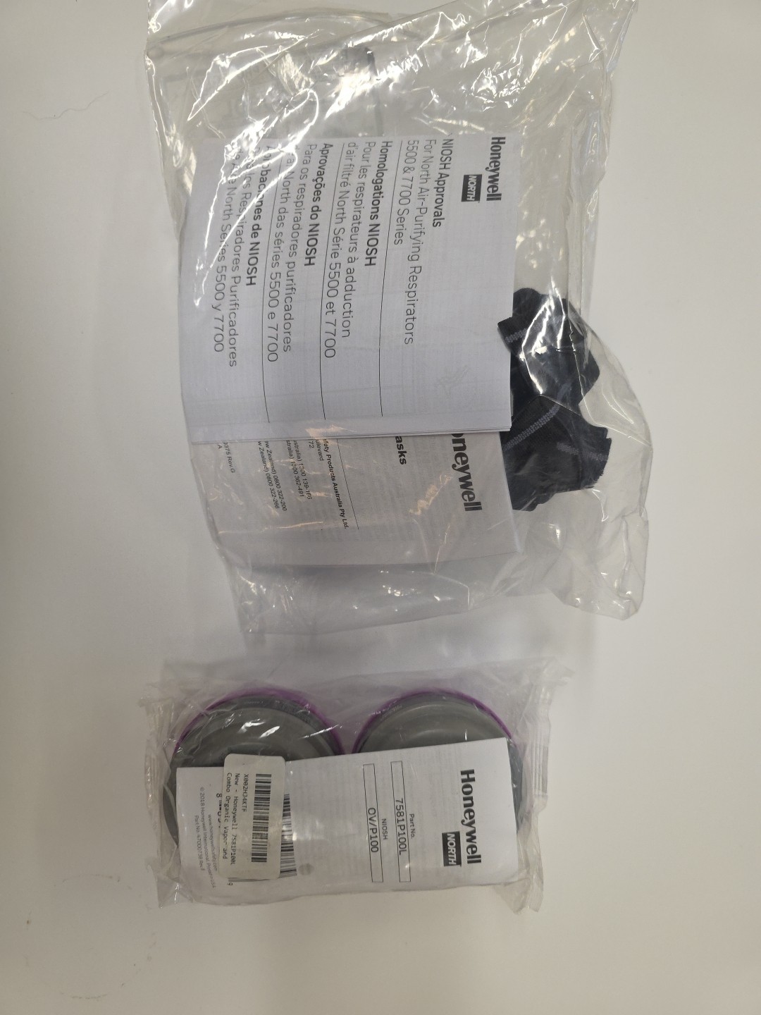 Respiratory Protection 550030l With 2 Filters