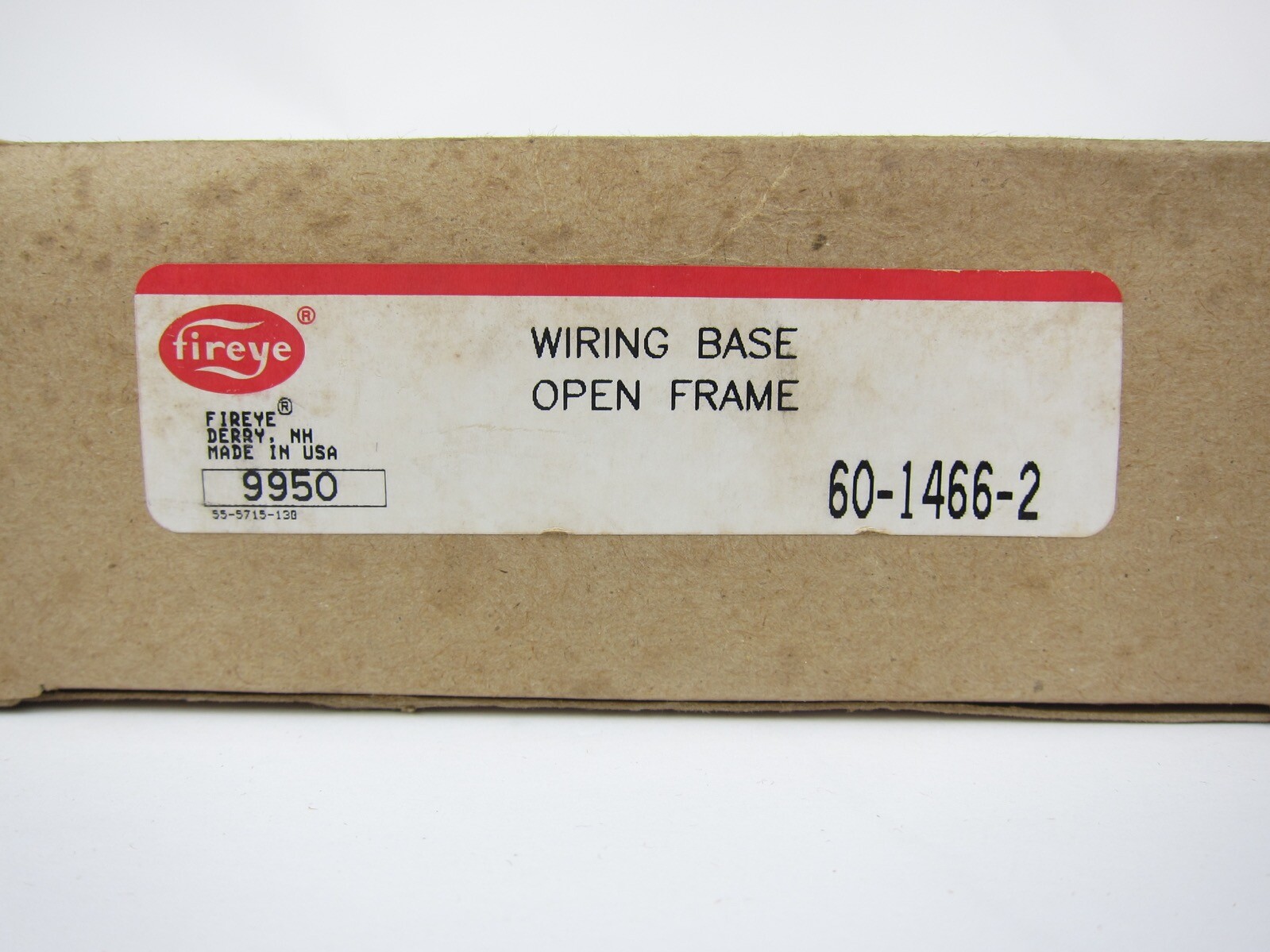 NEW Fireye 60-1466-2 Open Frame Wiring Base 6014662