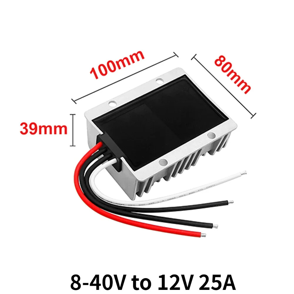 8V-40V to 12V 25A-1A Step down/Up DC-DC Converter 12 volt stabilizer Buck Boost