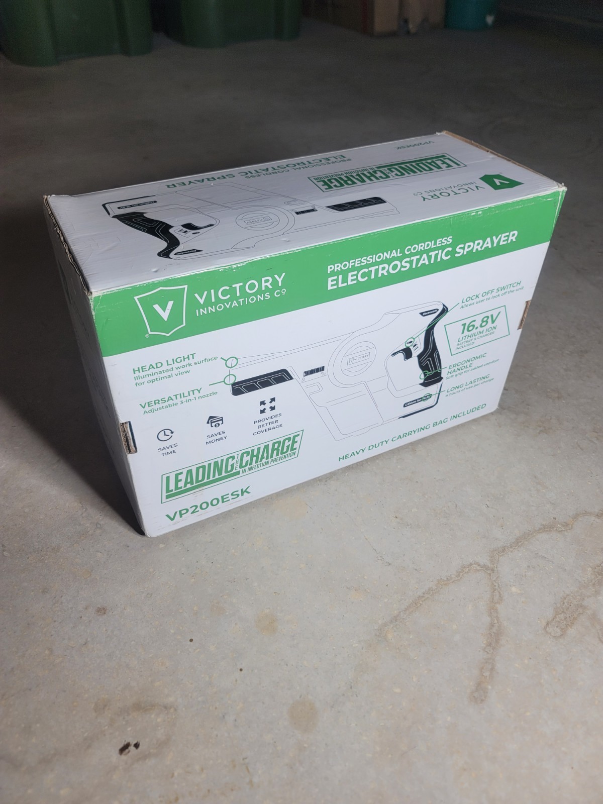 Victory Innovations VP200 Cordless Handheld Electrostatic Sprayer