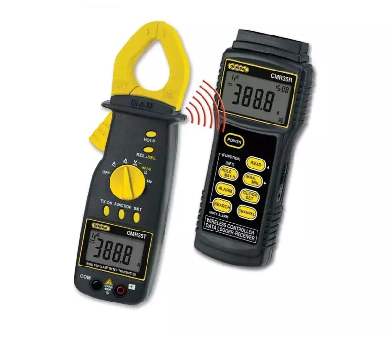 GENERAL Wireless True RMS Clamp Meter/Data Logging System CMR35R CMR35T