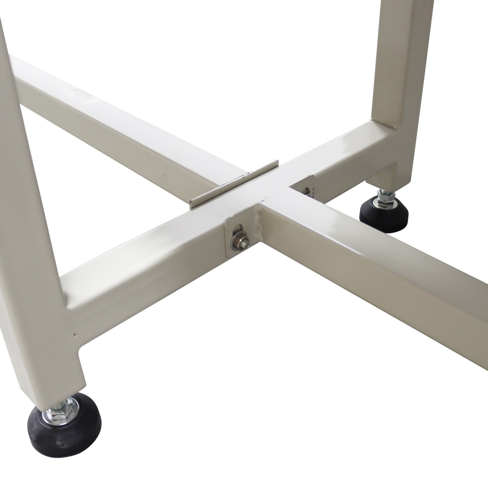 Open Box!Transport System 118in*11.8in L*W Black PVC Conveyor Belt 110V Shipping