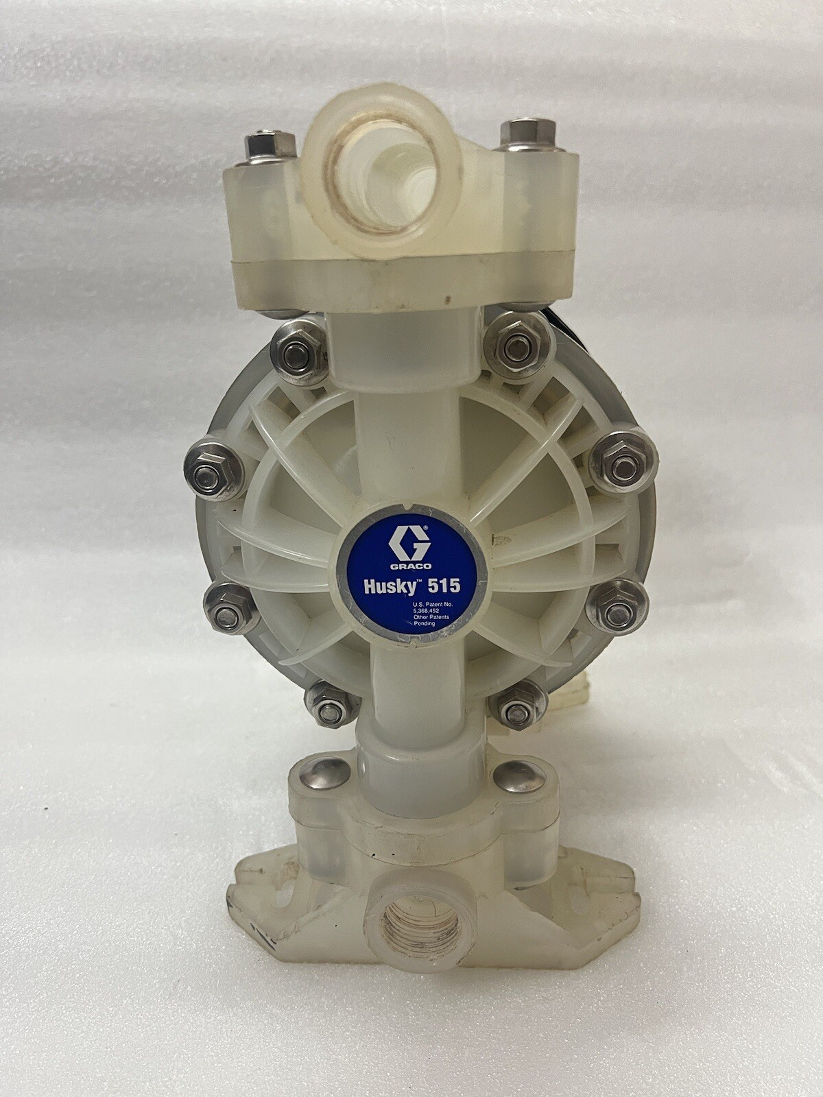 GRACO HUSKY 555 D52911 DOUBLE DIAPHRAGM PUMP MAX GMP 15–57(BASE BROKEN)