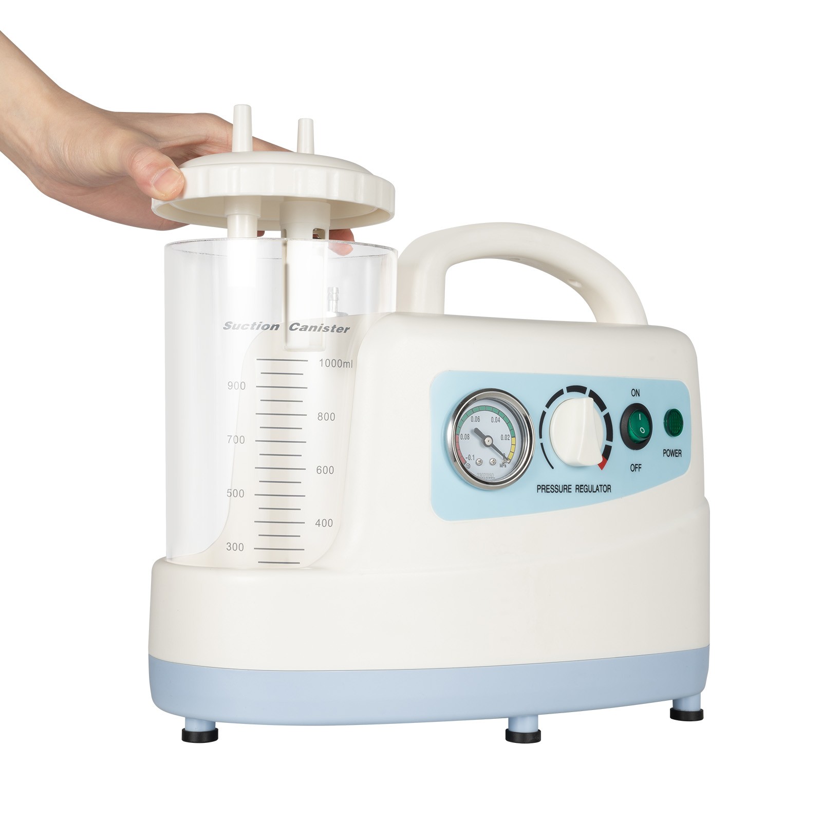 1000ML Phlegm Suction Unit Portable Dental Medical Vacuum Aspirator Machine