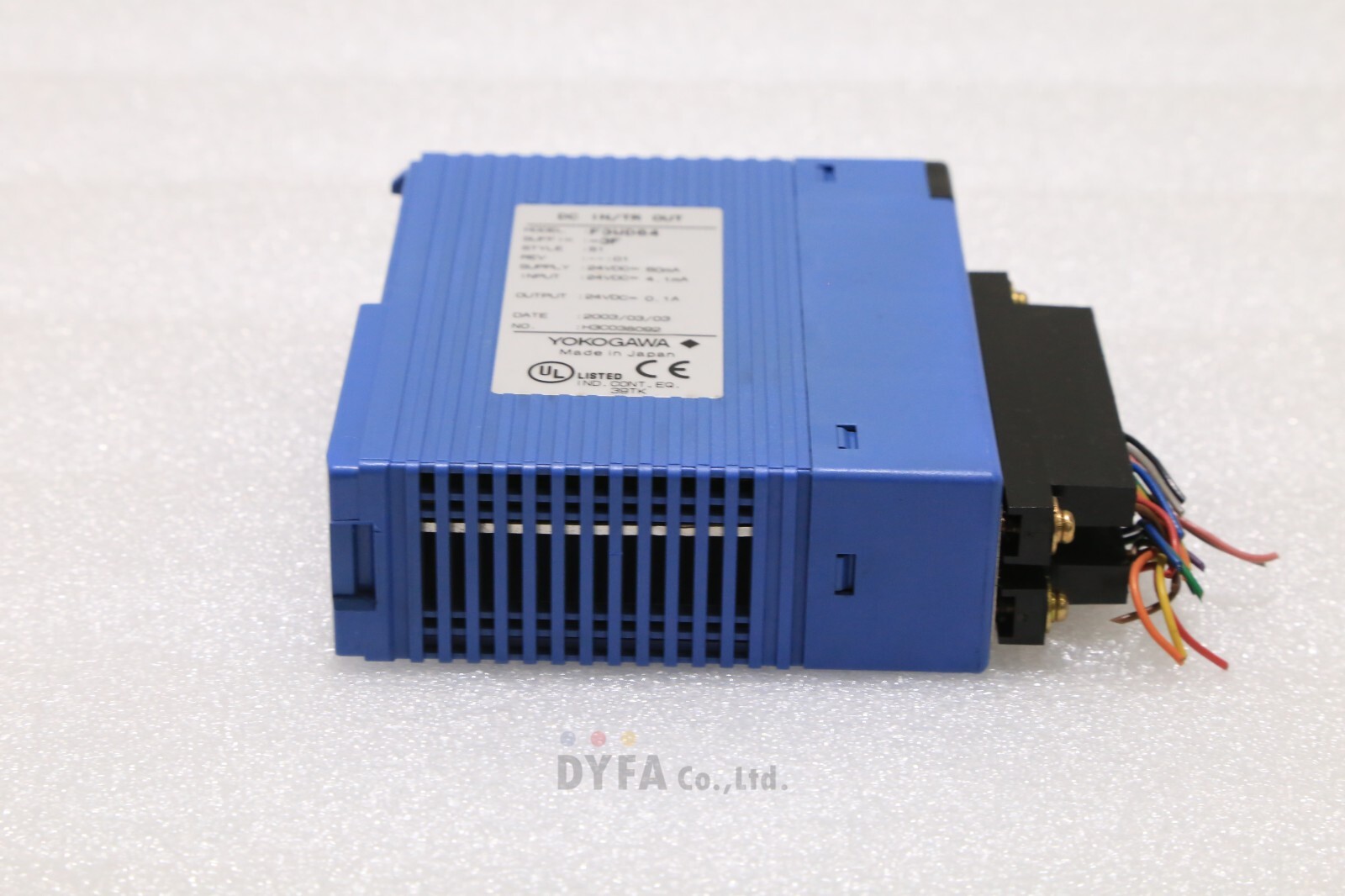YOKOGAWA used F3WD64 ,WD64-3F DC IN /TR OUT PLC-I-2898=9T26