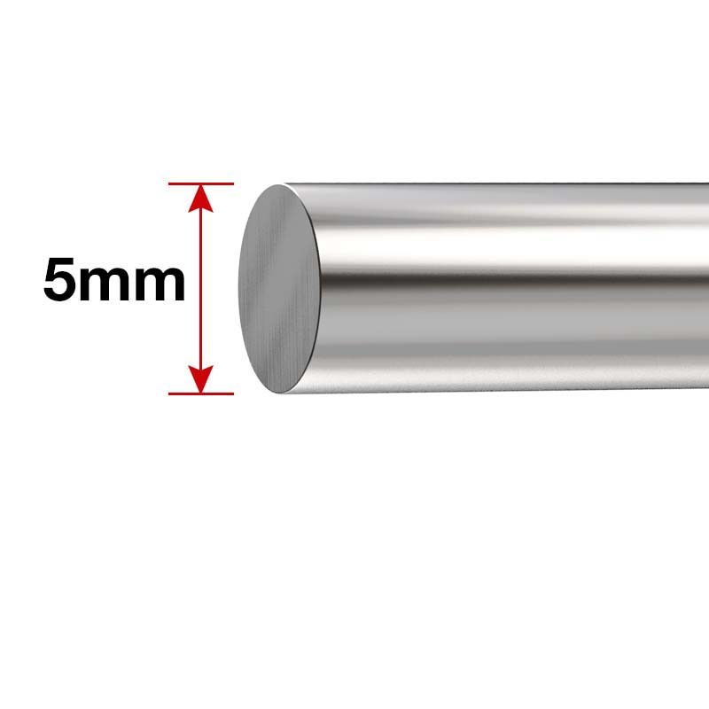 Cylinder Rail Linear Shaft 4mm – 90mm Hardened 45# Steel Smooth Rod Optical Axis