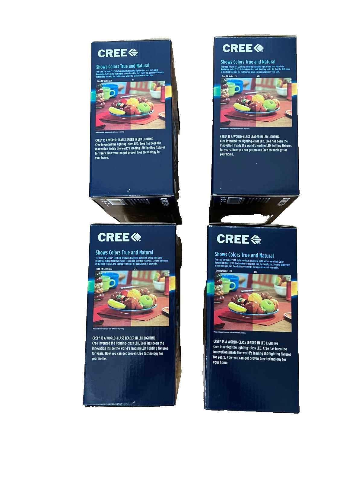 Cree DRDL6-06250009-12DE26-1C110 6 in. TW Series Daylight (5000K) Dimmable 4-Pk
