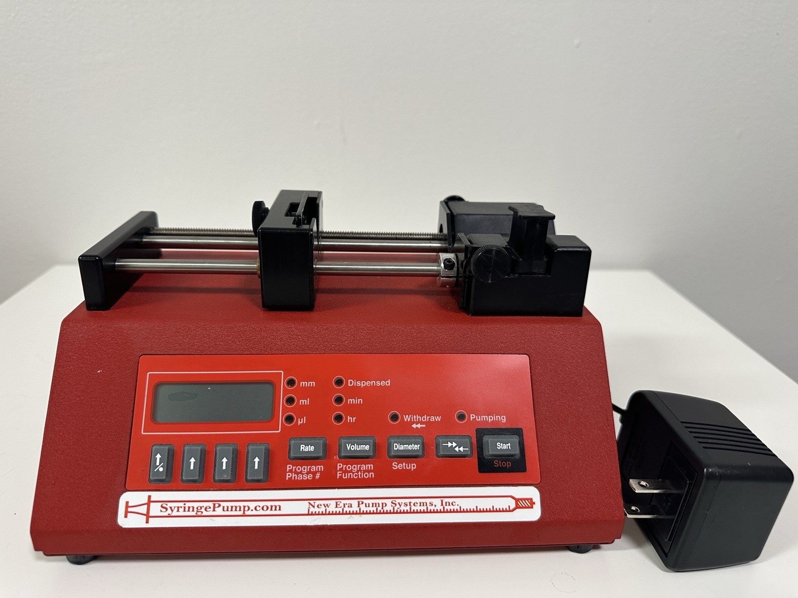 New Era Pump Systems | Single Syringe Pump NE-1000 | Holds Syringes up to 60mL