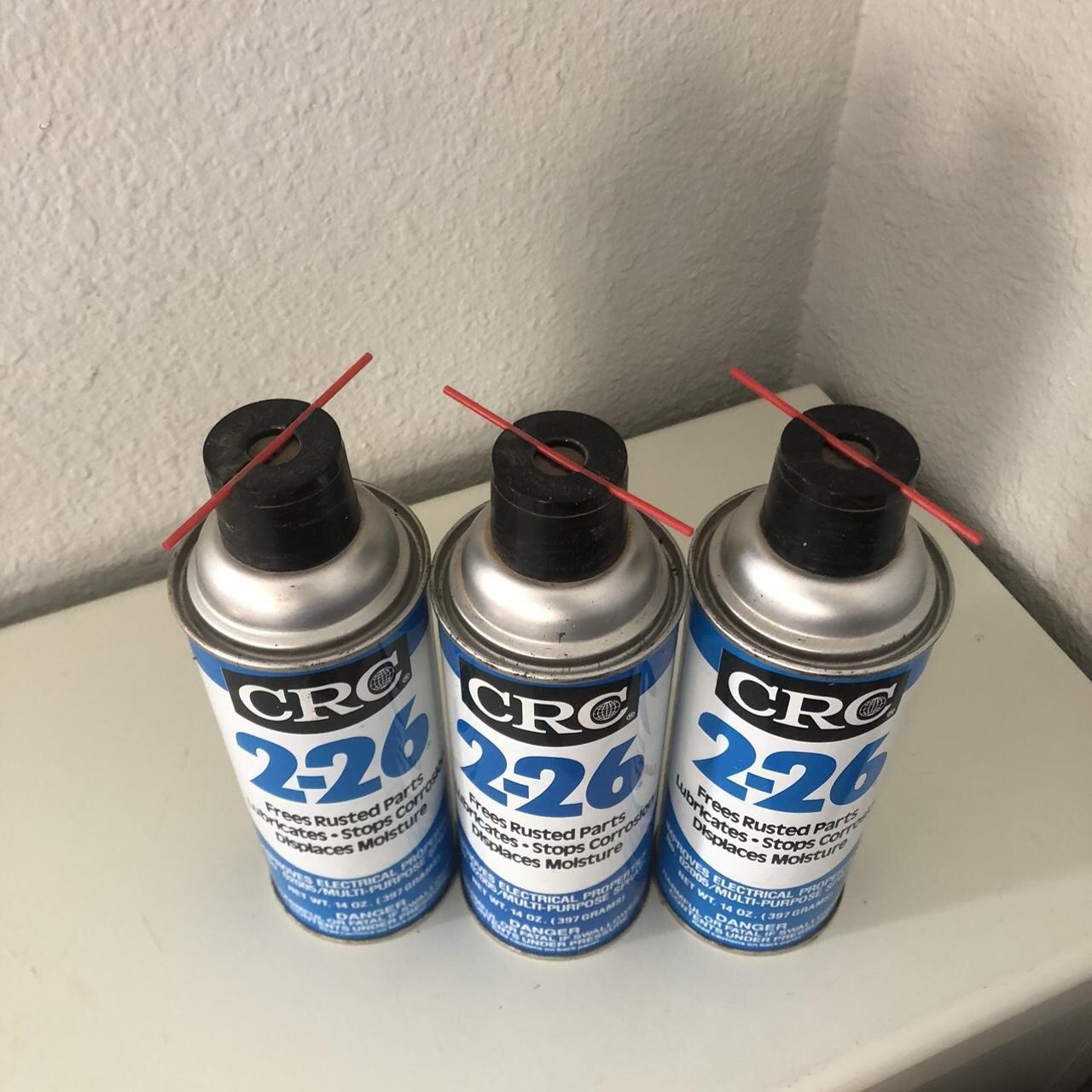 3 CRC 2-26 Multi Purpose Precision Lubricant Spray 02005 14 oz 397g Plastic Safe