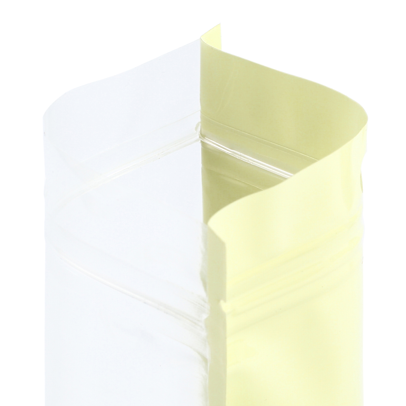 100 Clear Color Stand Up Resealable Stand Up Plastic Food Packaging Bags Pouches