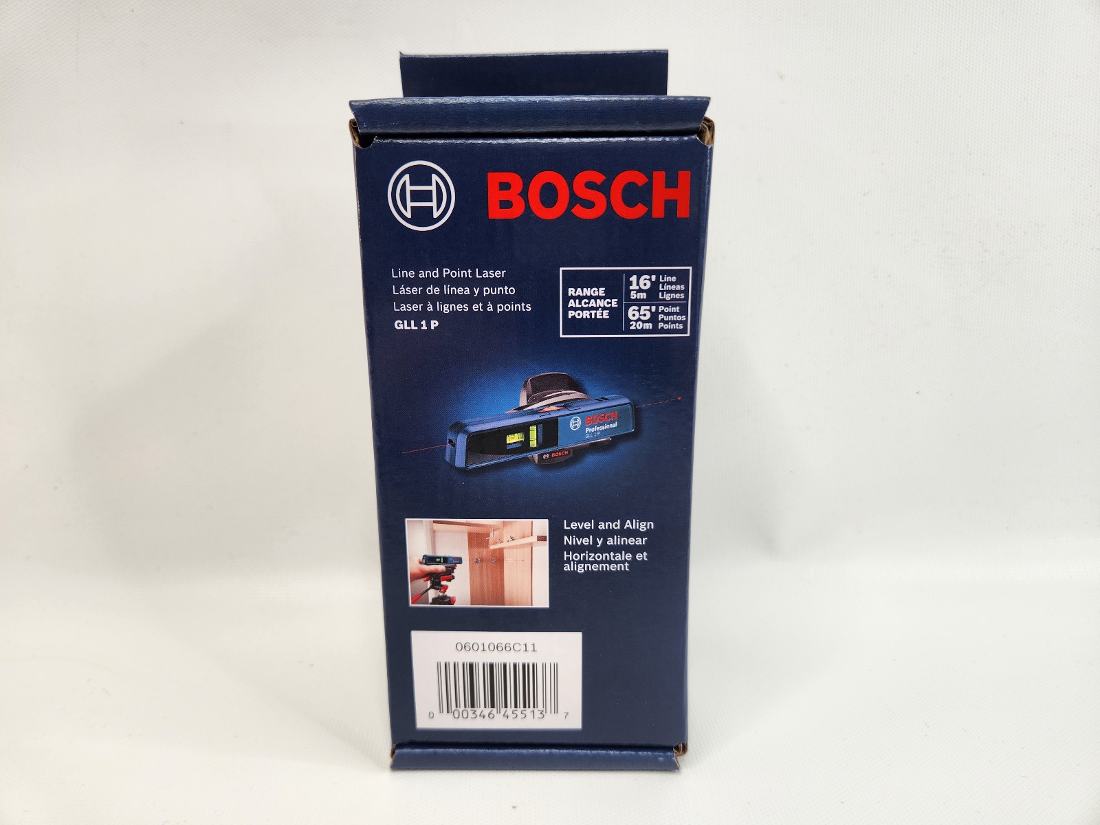 Bosch GLL1P 16′ Line and 65′ Ft Point Electric Laser Level Brand New