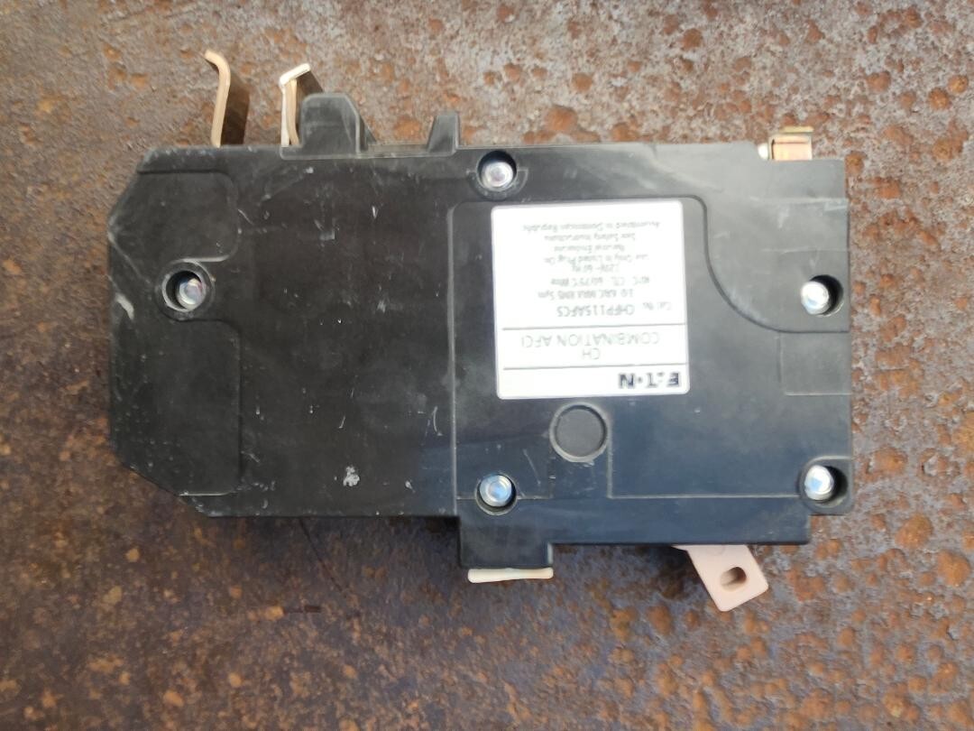 Eaton Arc Fault Circuit Breaker 15 Amps CHFP115AFCS