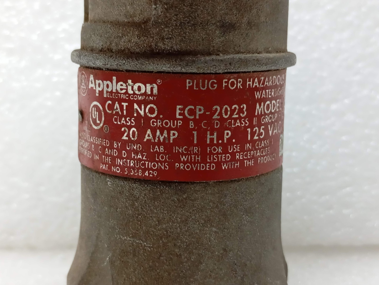 APPLETON PLUG ECP-2023