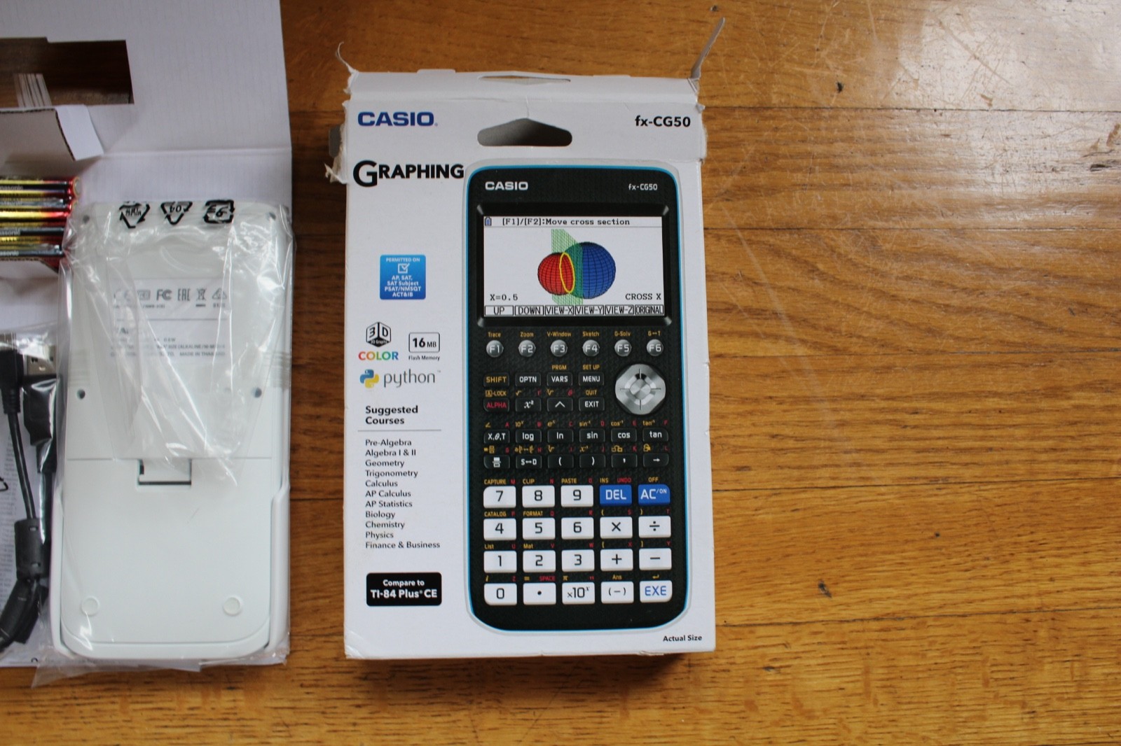 CASIO FX-CG50 Graphing Calculator New Open Box