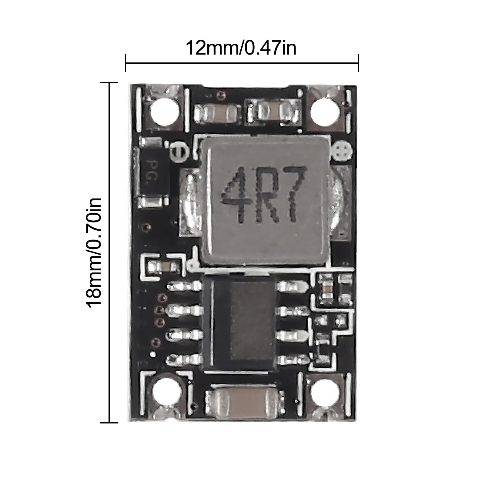 6pcs 5V Regulator Mini Reducer DC 5-30V 12V 24V Buck to 5V Buck Converter Boa…