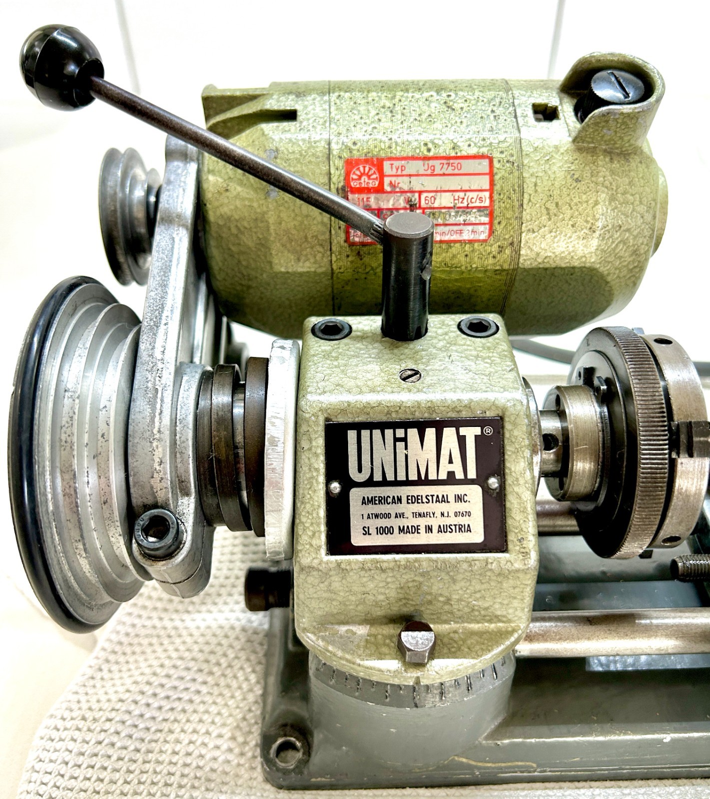 Vintage American Edestaal UniMat Lathe SL1000 – Austria
