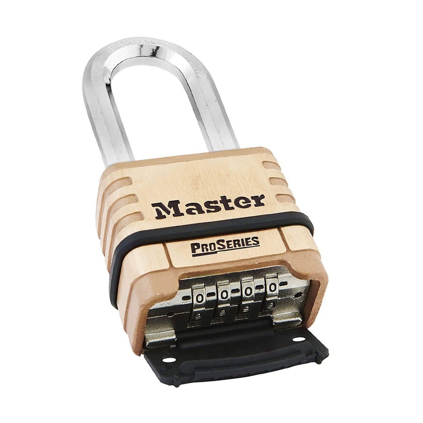 Master Lock 1175DLH 2-1/4in (57mm) Wide ProSeries Brass Resettable Combinatio…