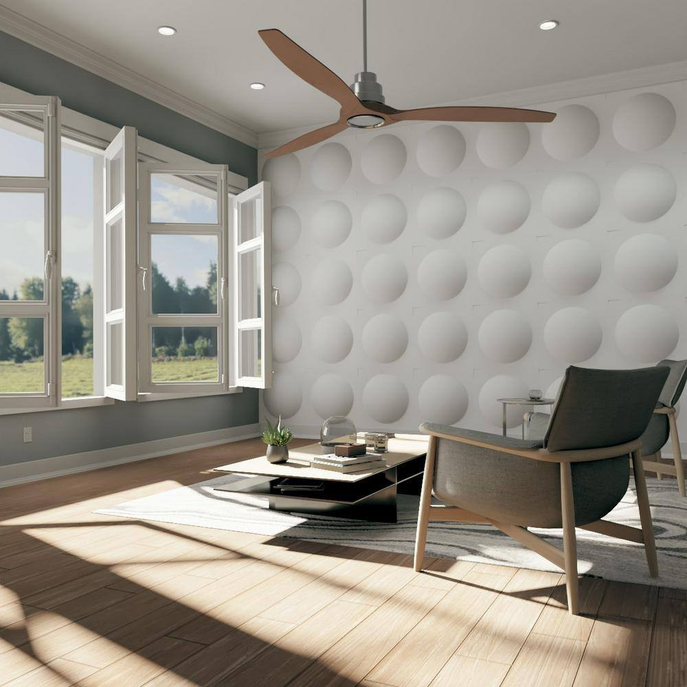 Sloane White 3 In. X 1-3/5 Ft. X 1-3/5 Ft. White PVC Decorative Wall Paneling 1-