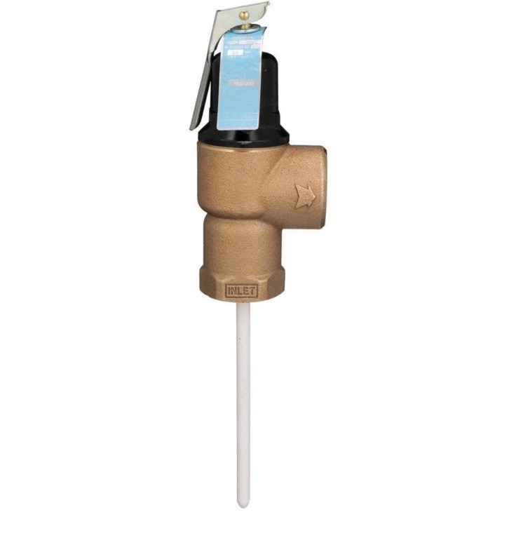 New Zurn Wilkins TP220-5C-150C Temperature Pressure Relief Valve 1″