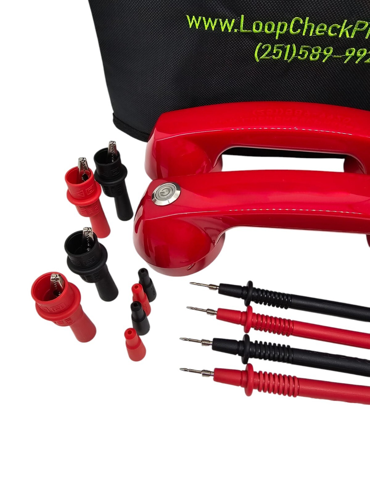 Loop Check Phones Electrician Continuity Test Phone Set TE001-N in Red or Black
