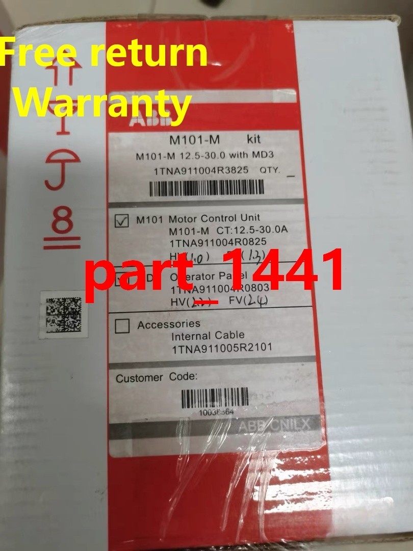 ship Fedex ABB 1TNA911004R3825 M101-M Kit 2.5-30.0 with MD3 motor control unit