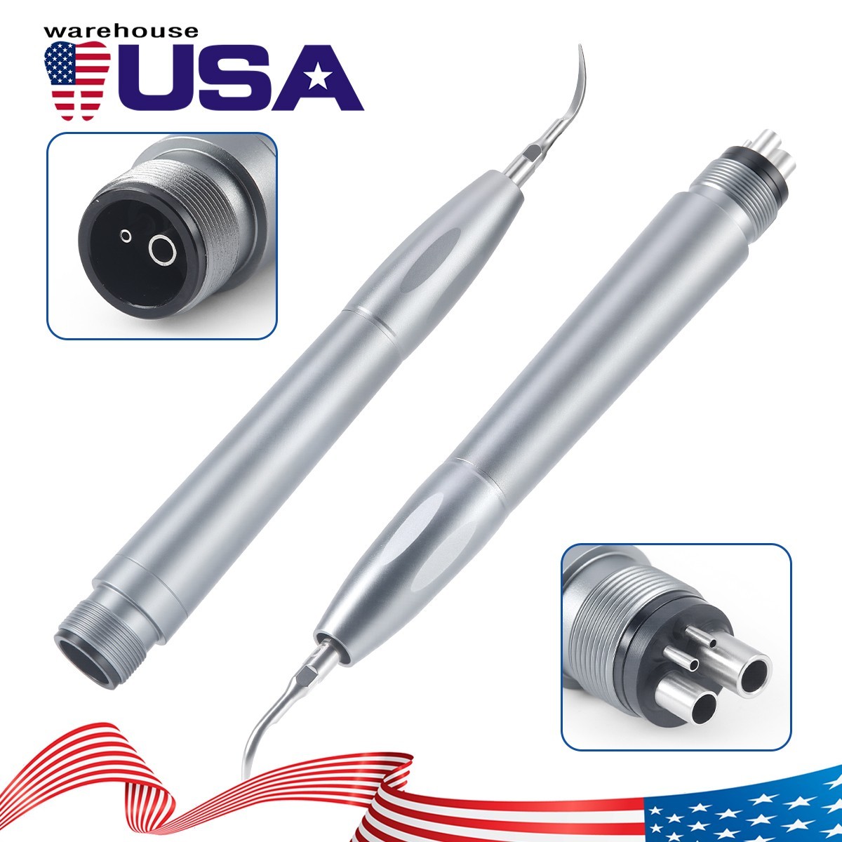 Dental Ultrasonic Air Perio Scaler Handpiece Hygienist Cavitron 2 Hole/4 Hole