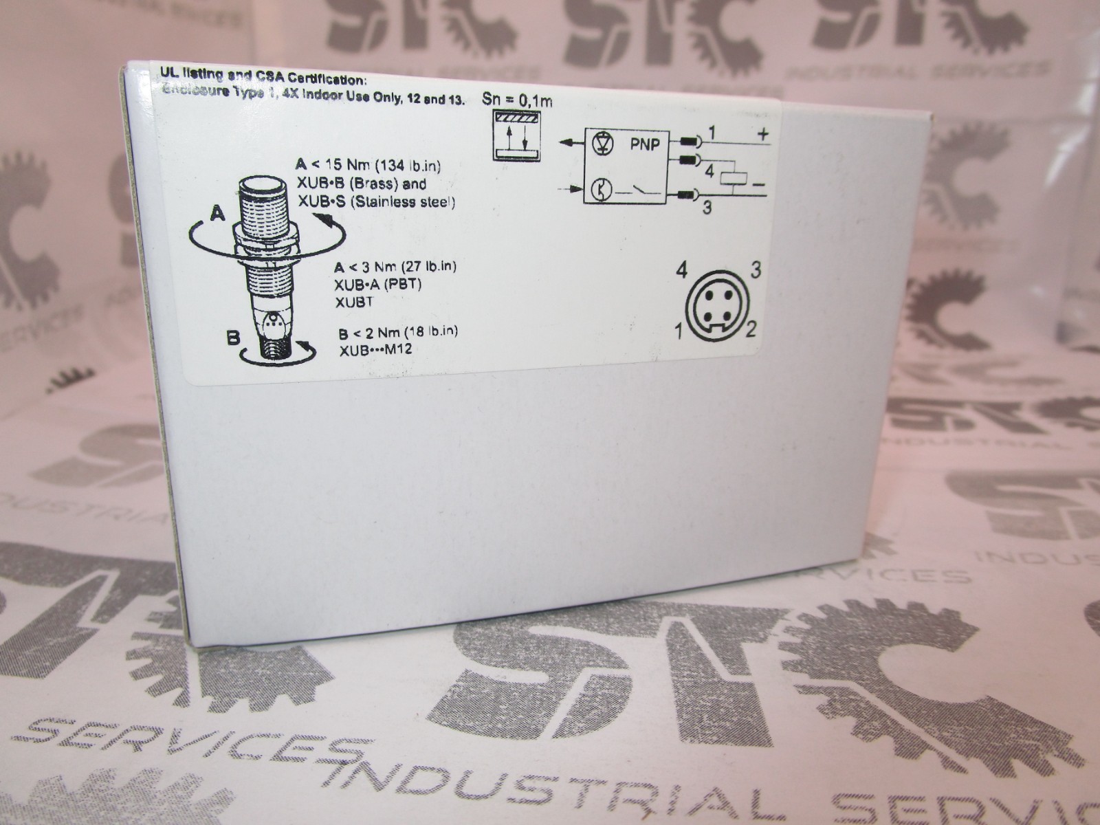XUB4BPANM12 TELEMECANIQUE Photoelectric diffuse sensor – Original item