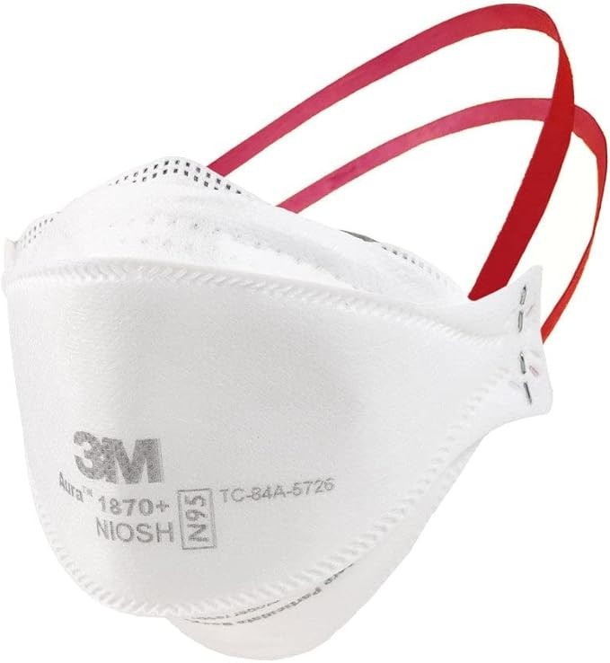 Lot of 20 – 3M Aura 9210+ N95 NIOSH Mask Respirator Disposable Protective