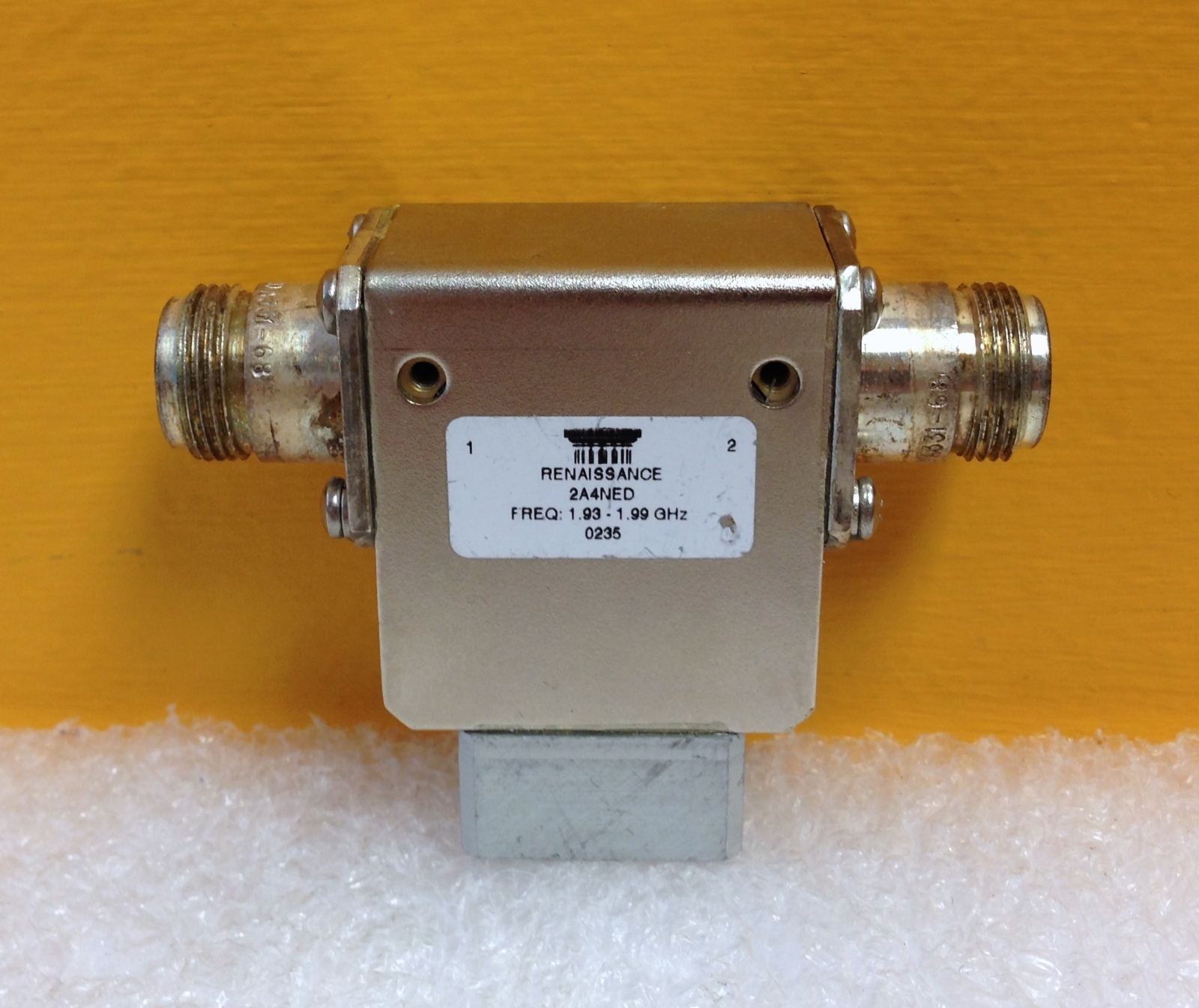 Renaissance Electronics 2A4NED 1.93 to 1.99 GHz, Coaxial RF Isolator